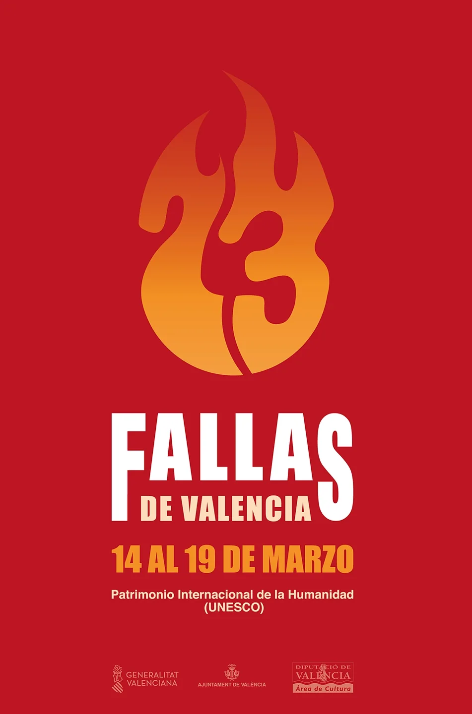 Cartel oficial ilustrado para las Fallas de Valencia 2023