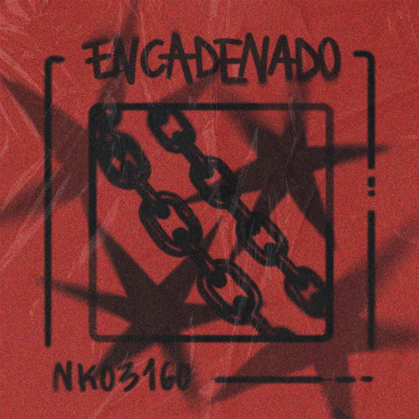Ilustración digital para la carátula del disco musical Encadenado por Adegar