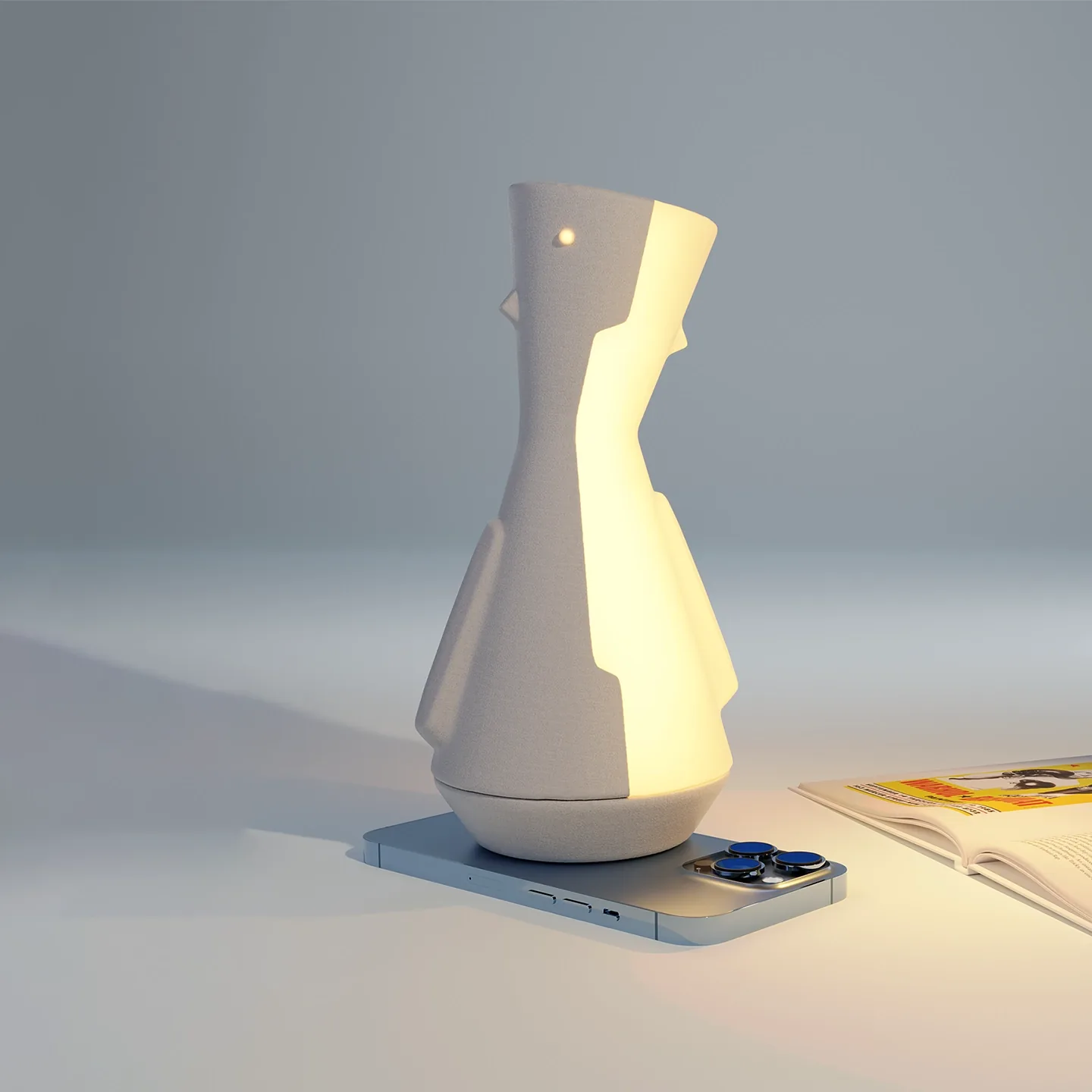 Woke - Dispositivo conceptual de diseño industrial para bienestar digital