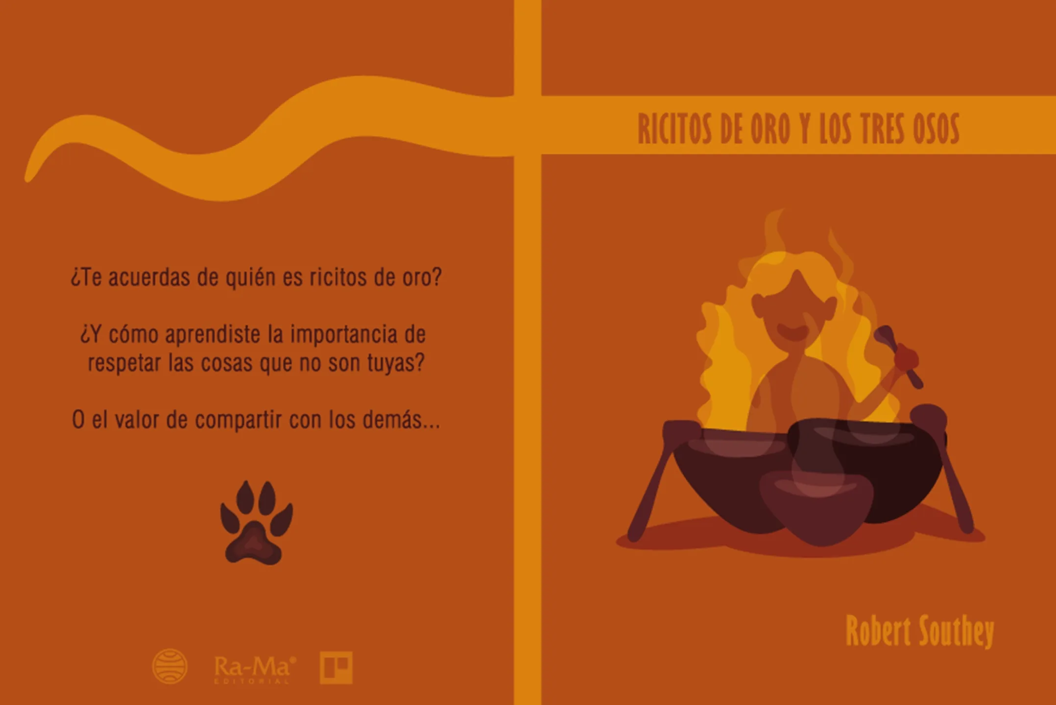 Diseño de personajes e ilustración editorial para el libro de Ricitos de Oro